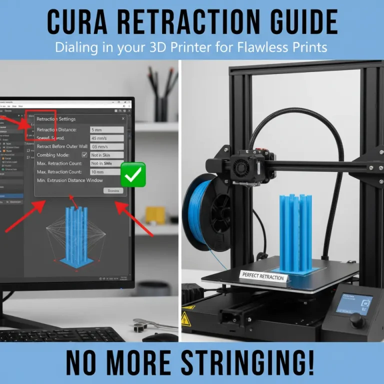 Stop Stringing with Cura Retraction Settings Guide
