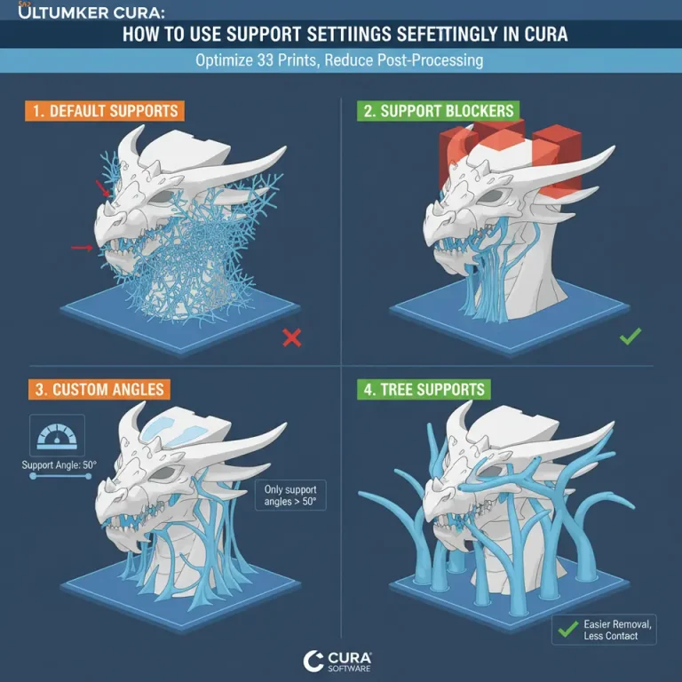 Master Cura Support Settings for Perfect Overhangs