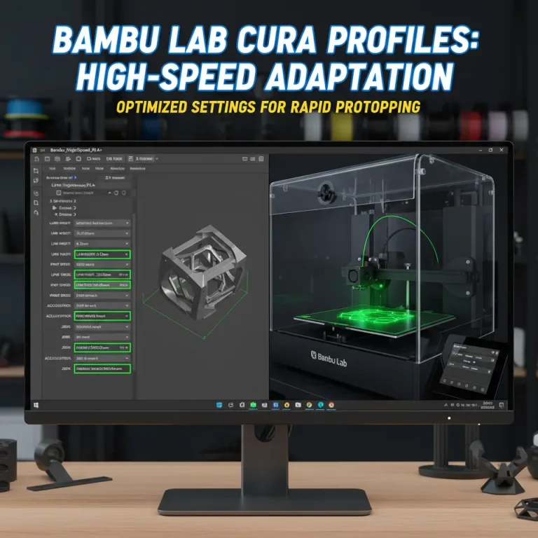 Fast Cura Settings for Bambu Lab High‑Speed Printing