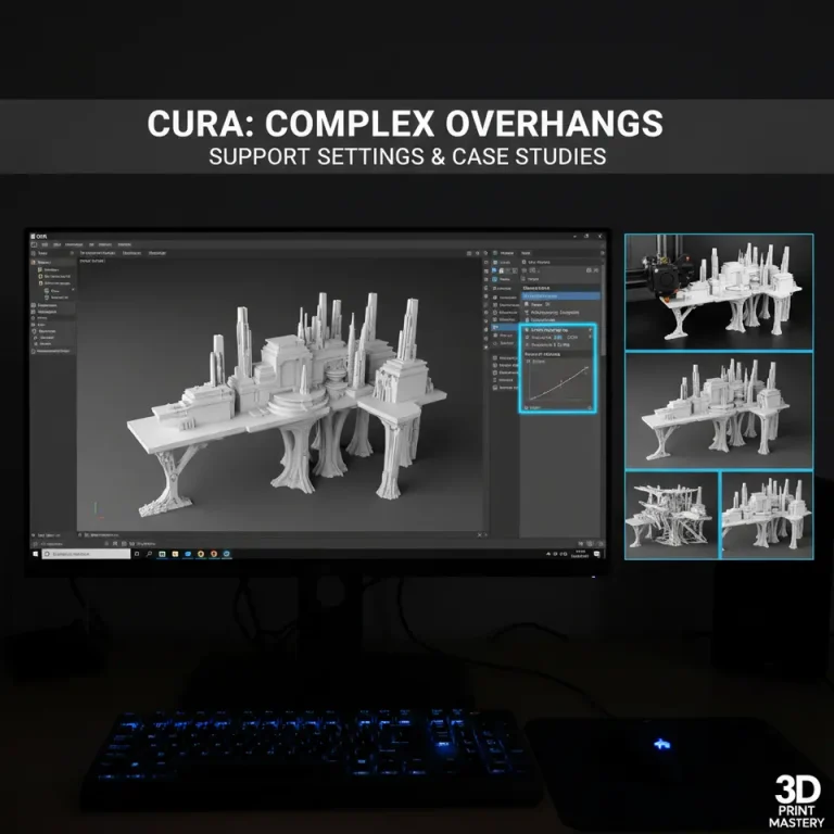 Master Cura Supports for Complex Overhangs