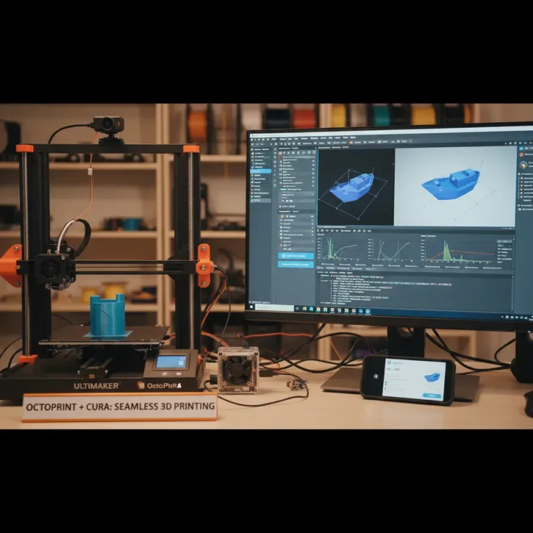 Stream G‑Code from Cura to OctoPrint and Monitor Prints
