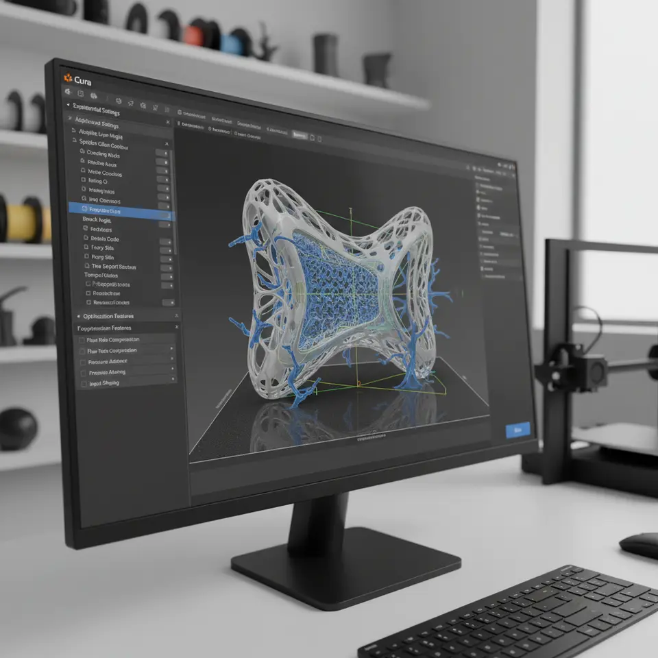 Exploring Cura's experimental settings for 3D printing
