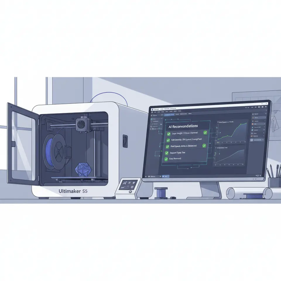 AI tools for 3D printing Cura settings