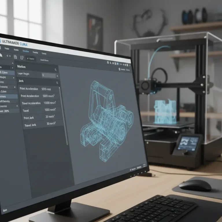 Cura Slicer settings for acceleration and jerk