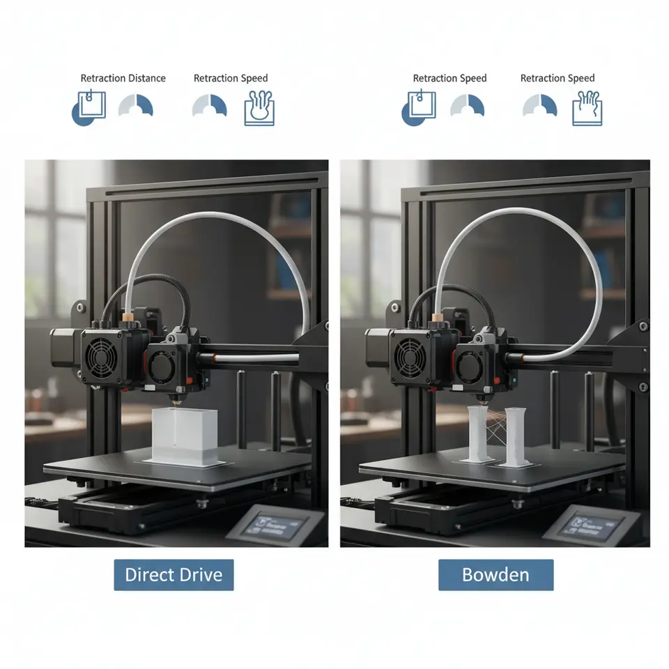 Comparison of Direct Drive and Bowden Extruders in 3D Printing