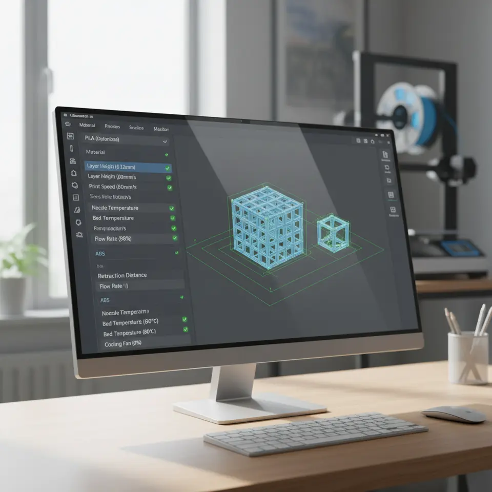 Cura Slicer calibration settings for 3D printing