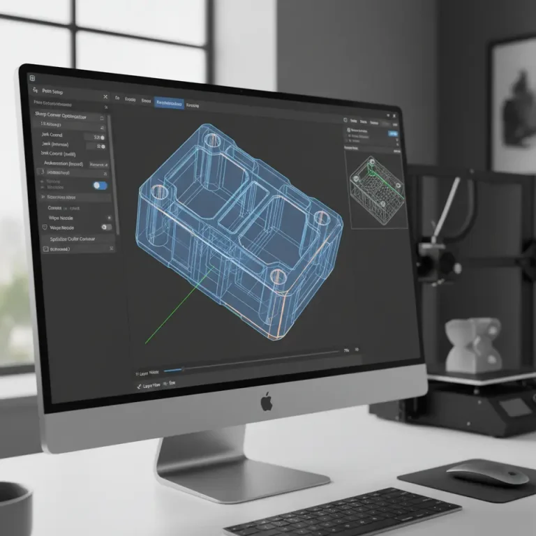 Cura Slicer adjusting settings for internal corners