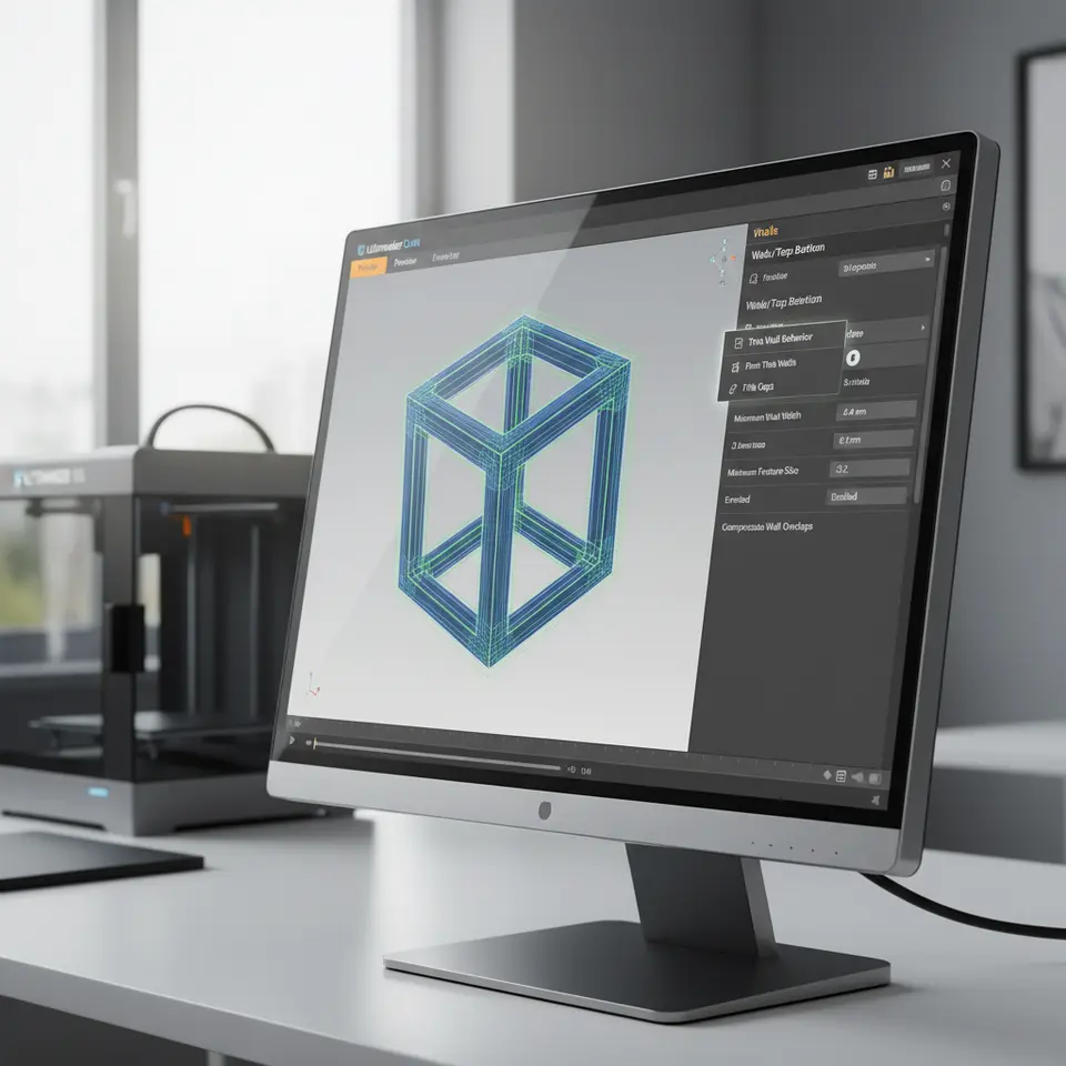 3D printing settings in Cura for thin walls